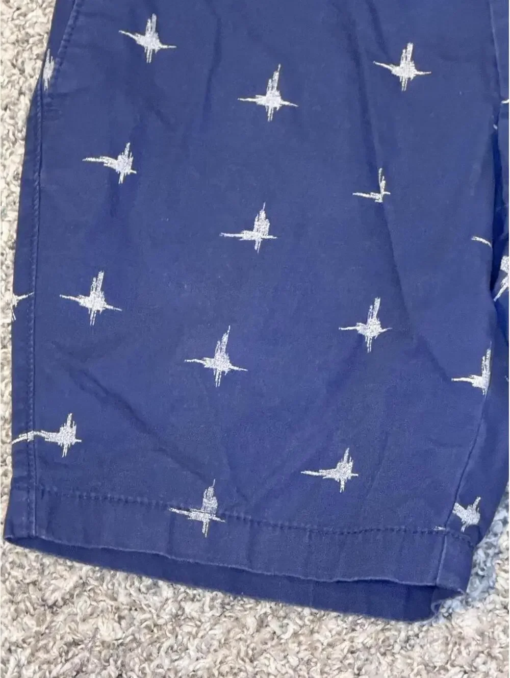 ✨ Banana Republic Navy Printed Chino Shorts | Size 29